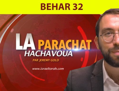 ECLAIRAGE SUR LA PARACHAT – BEHAR 32 – Jeremy Gold