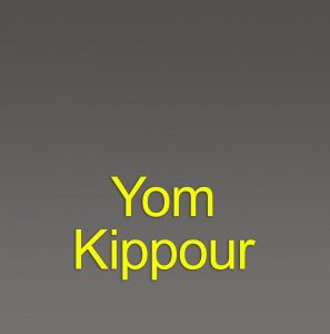 Date, cours, jeune, yom kippour