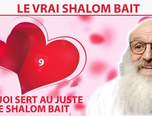 LE VRAI SHALOM BAIT 9 –  A quoi sert au juste le shalom bait – Rav Shimon Ariche
