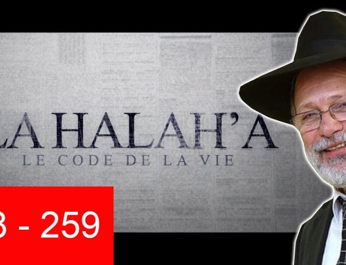 HALAHA 258 et 259 – Tsitsit pas apte – Choulhan Arouh Chapitre 21 – Rav Eliahou Benloulou