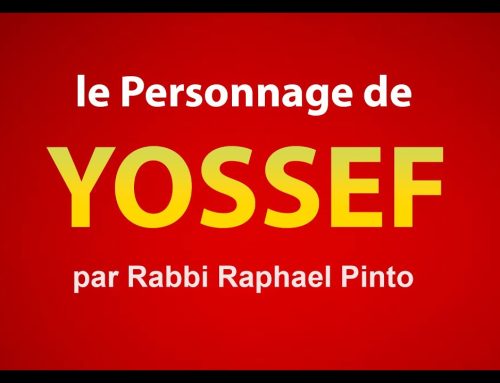 Le personnage de YOSSEF dans la Torah – Rabbi Raphael Pinto