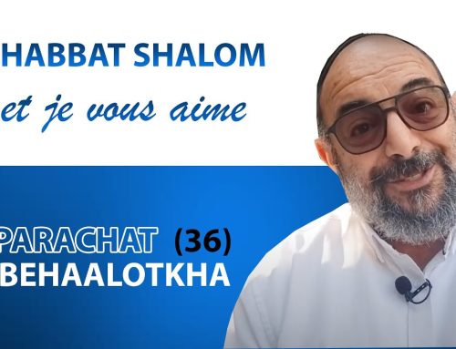 BEHAALOTKHA (36) Shabbat Shalom et je vous aime ! – Yehouda Uzan